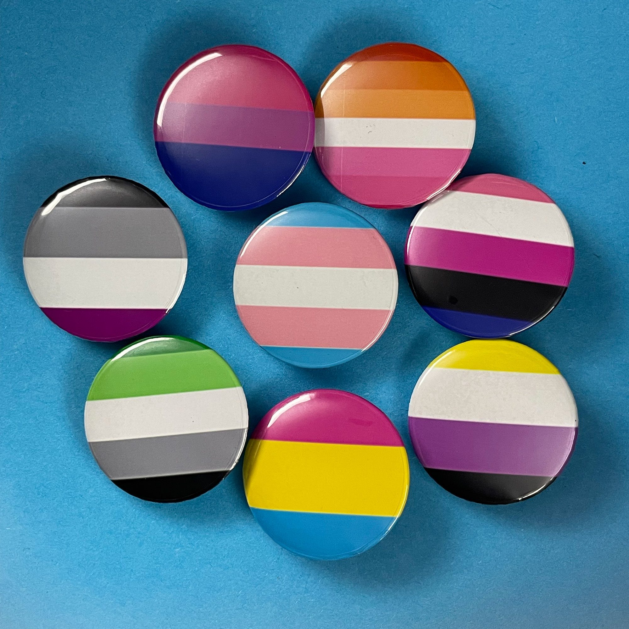 Pride Flag Pins Giraffebarn 1958